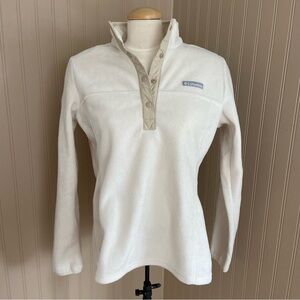 Columbia Women's Benton Springs II Half-Snap Pullover in Cream Women’s M